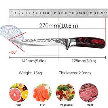 5.5” Forged Stainless Steel Boning Knife - InspiredGrabs.com